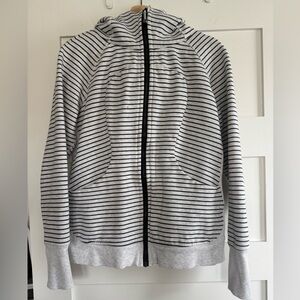 Striped Zip-Up Jacket